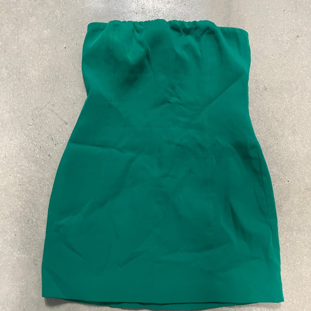 Meshki Green Strapless Dress